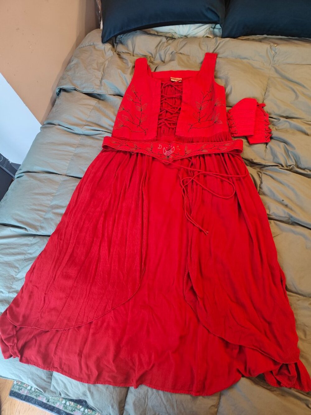 HolyClothing Danu Maxi Dress XL/1X Poppy Red